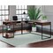 Sauder L-Desk, 60 in D X 29.72 in H, 65.98 in W X Engineered wood, Metal 430358 - alternate 6
